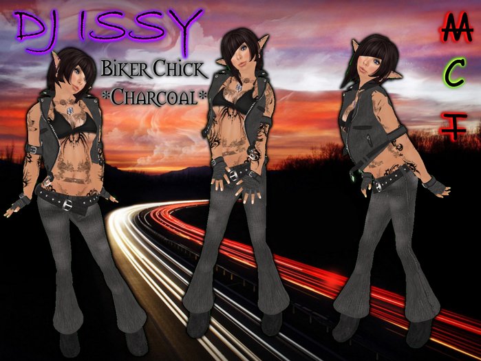 Biker Chick *Charcoal* (BOXED)