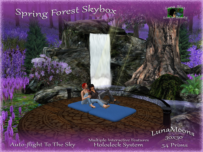 Skyboxes - Spring Forest Skybox By Luna Bliss