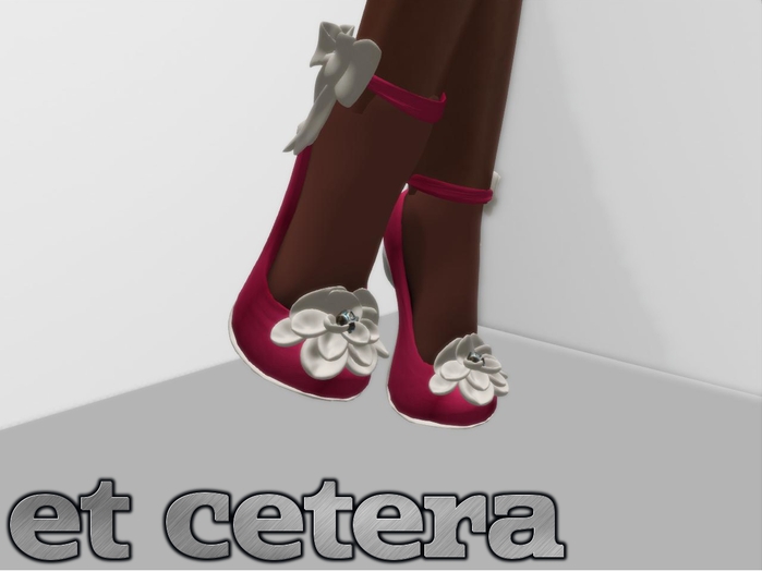 [et c]etera heels Sera's Spring Pink&White 