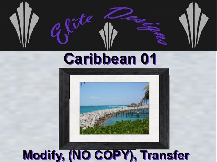 ~~ Elite Designs Presents the "Caribbean 01" Wall Art ~~