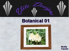 ~~ Elite Designs Presents the "Botanical 01" Wall Art ~~