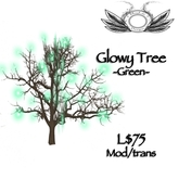 Glowy tree green