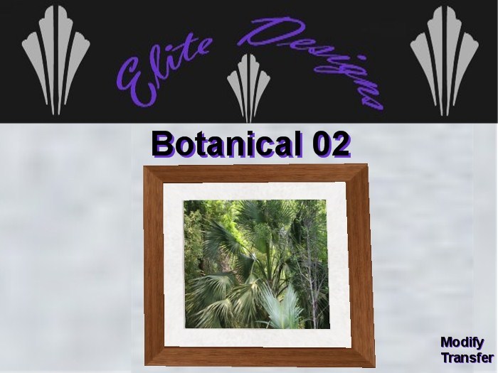~~ "Botanical 02" Wall Art ~~