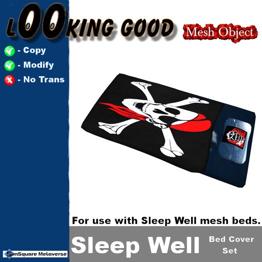 Looking Good Bed Cover Set Pirate [box]