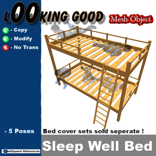Looking Good BunkBed light wood