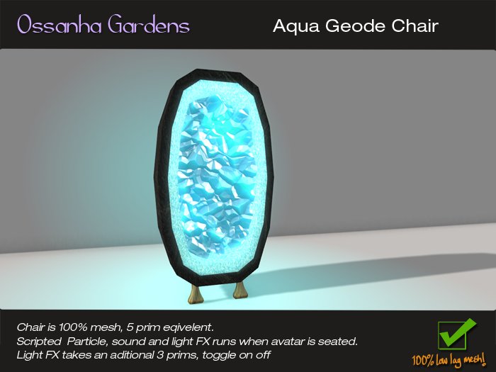 Aqua Geode Chair *new*