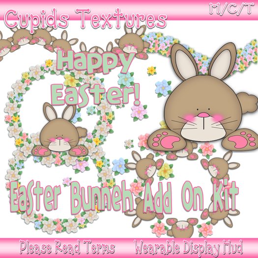 *CUPIDS* 11 EASTER BUNNY ADD ON Textures