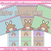 *CUPIDS* 6 EASTER BUNNEH WALLS  Textures