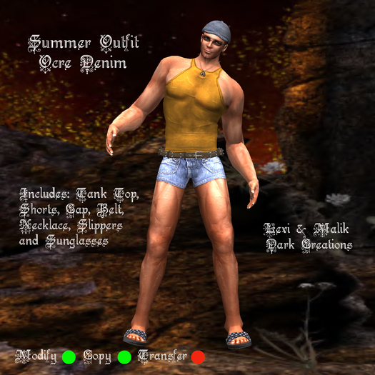 Summer Outfit Ocre Denim