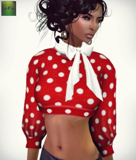 ::FEED:: iRawk Mesh Short Top (Polka Red)