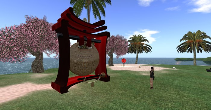ORIENTAL PALACE GONG SET