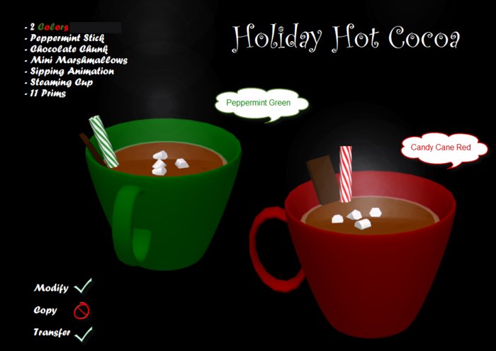 Holiday Hot Cocoa (with Enhanced Sip Animation)