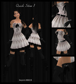 Maya's REMIX Silver Washed Leather Dress1 