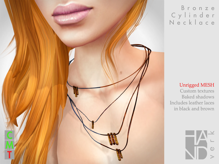 [HANDverk]Cylinder Necklace.bronze