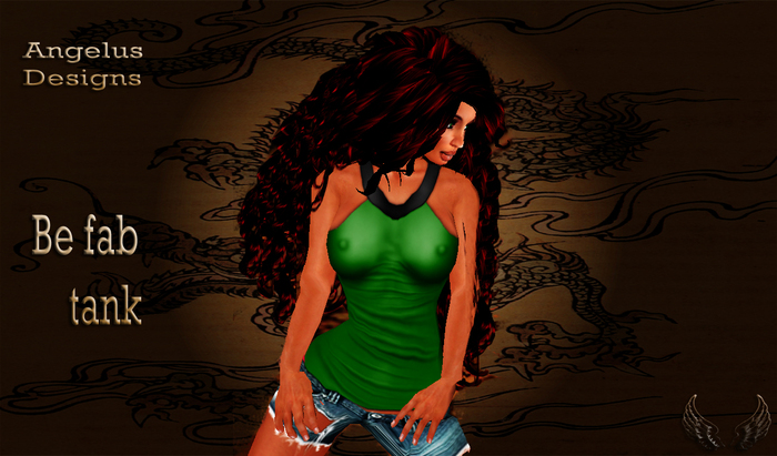 Tank top *be fab green*