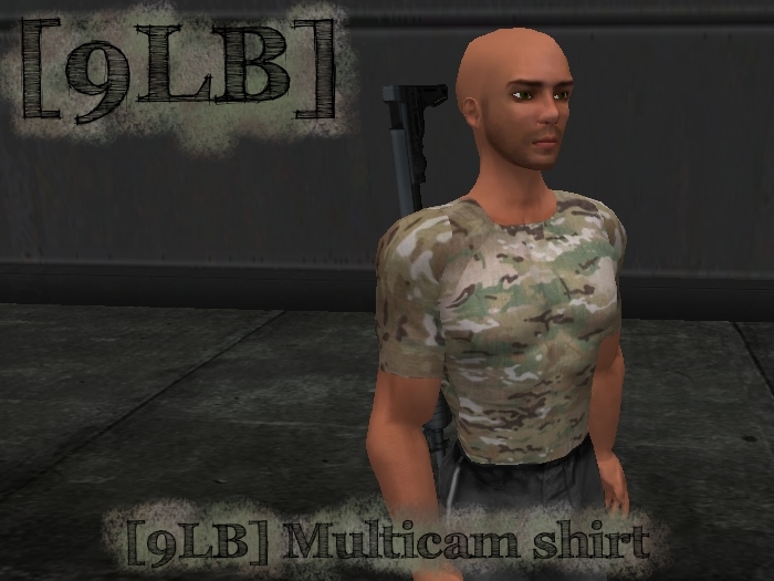 [9LB] Multicam camo shirt