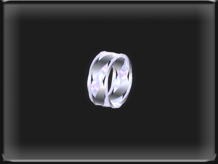 ::BnB:: braided silver opal ring