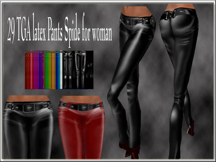 *aB 29 TGA latex pants spider woman
