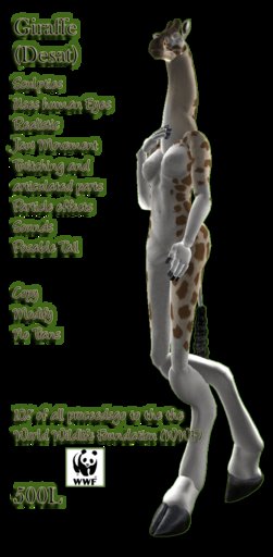 Desaturated Giraffe Female (Boxed)