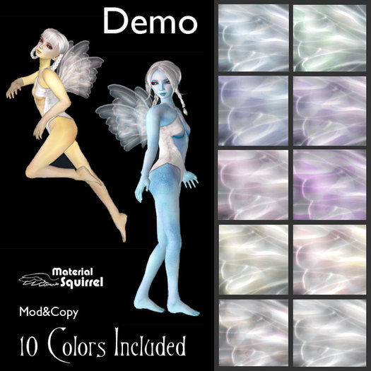 Liliosa DEMO Wings - Flexi Scripted Pixie Wings by Material Squirrel