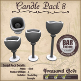 -TC- Candle Pack 8 Clearance Priced