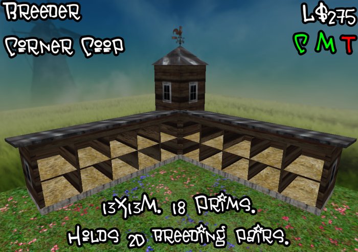 Breeder Corner Coop (BOXED)