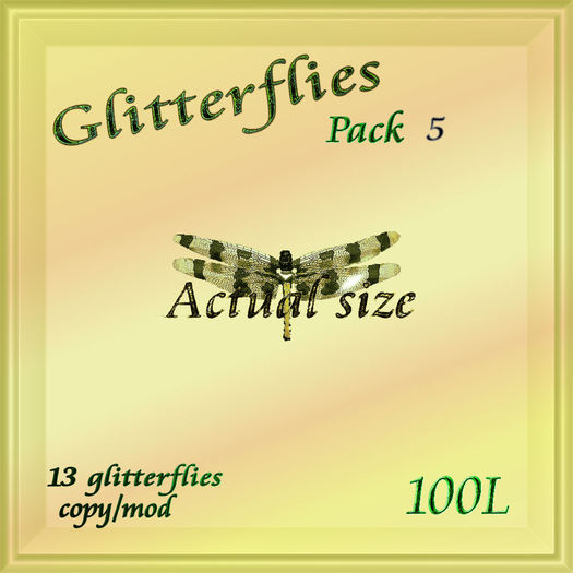 Glitterflies set 5