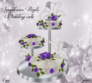 *** GALEN Event *** Symphonia purple wedding cake