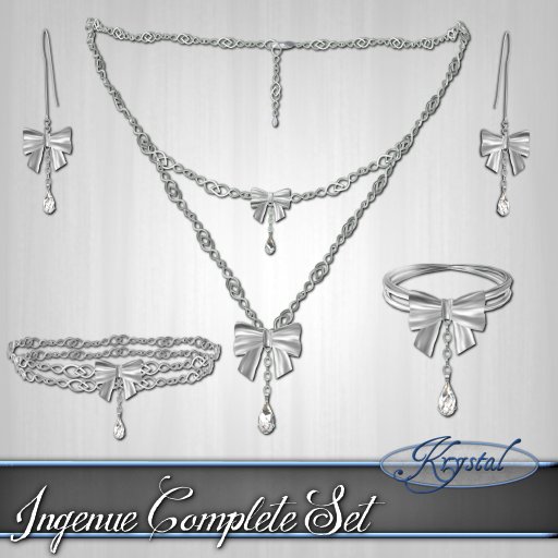 Ingenue Jewelry Set - Silver