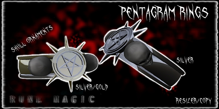 Pentagram Rings