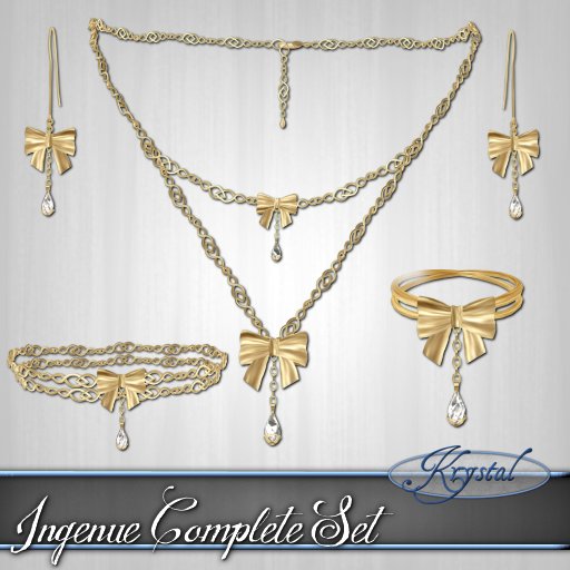 Ingenue Jewelry Set - Gold