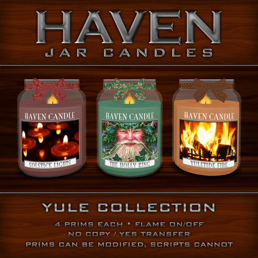 [HAVEN] Jar Candles - Yule Collection