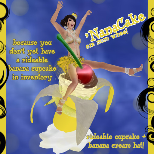 Rideable Banana Cupcake