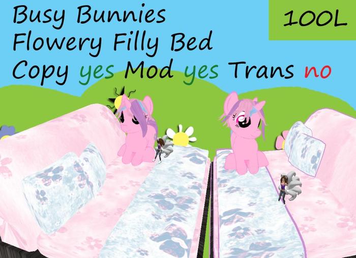 Flowery Filly Bed