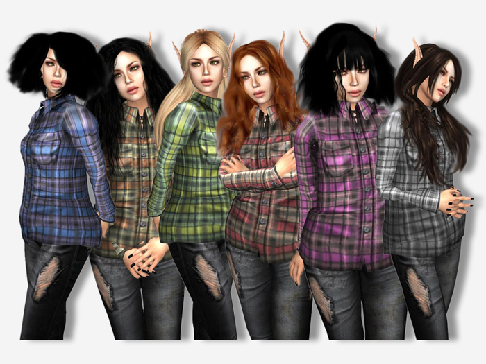 NN Check Shirt [RIGGED MESH] [DEMO]