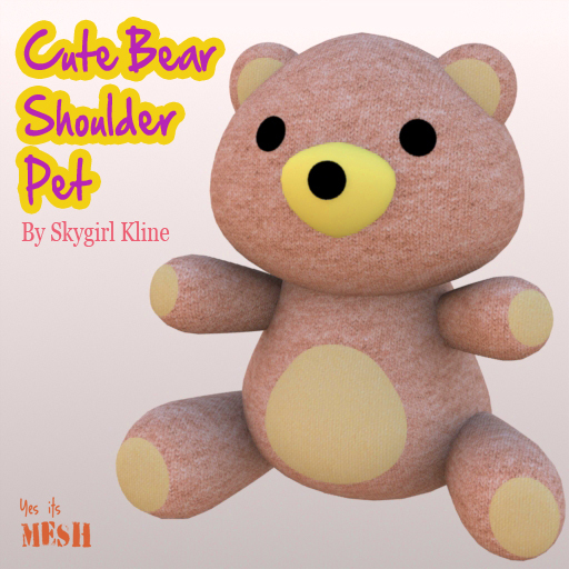 Skys Cute Mesh Bear Shoulder Pet (boxed)