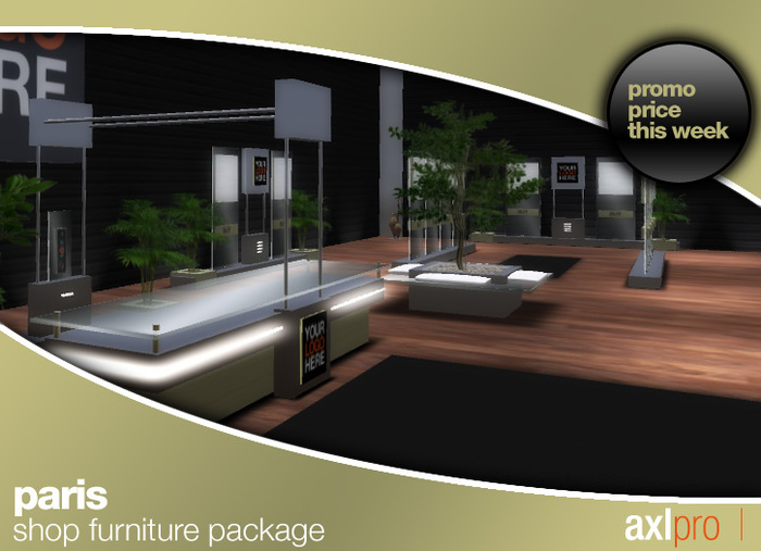 AXL pro box - Paris Shop Furniture Set