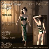 ~JJ~ Petitestuff Tiamat Wrap Outfit (emerald)