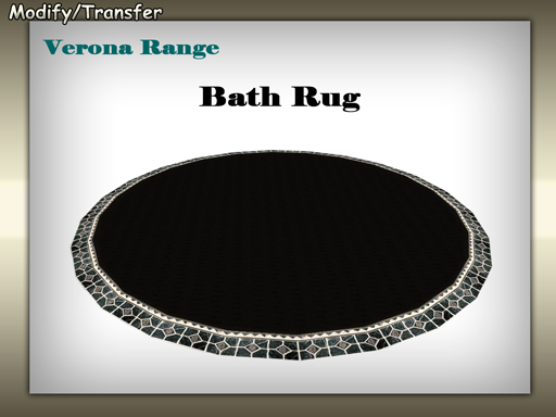 Satiated Desires: Verona Bath Rug