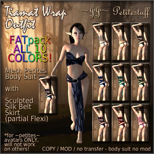 ~JJ~ Petitestuff Tiamat Wrap Outfit (FATpack)