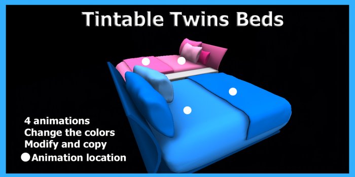 VL - Tintable Twins Bed