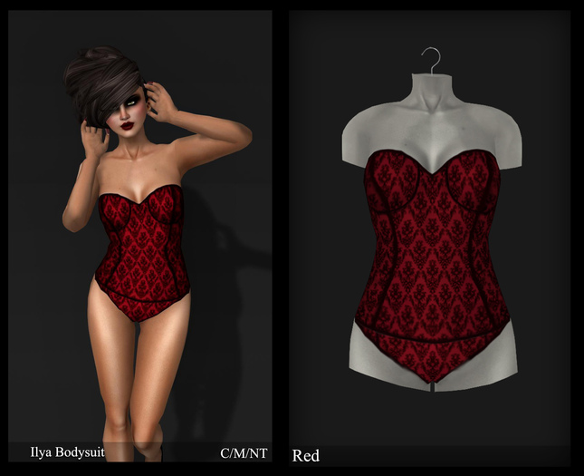 {bio} Ilya Bodysuit: Red