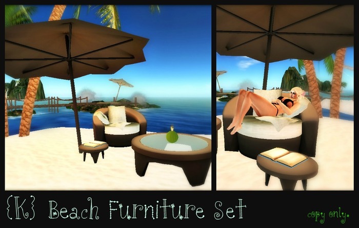 {K} Beach Furniture Set