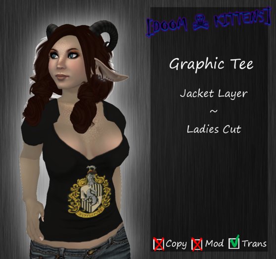 [DK]  Hufflepuff Girl's Tee
