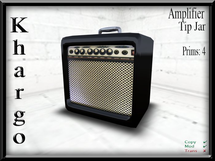 Khargo: Amplifier Tip Jar/ Tipjar - Multifunction / Configurable / Split Tips