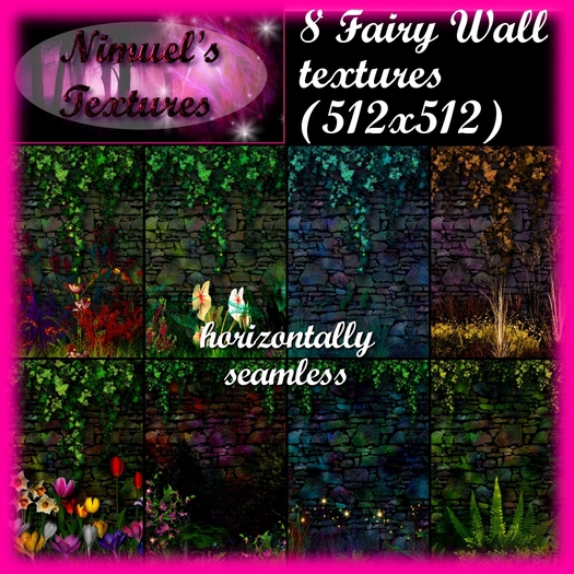 *Nimuel's Textures* 8 Fairy Wall textures