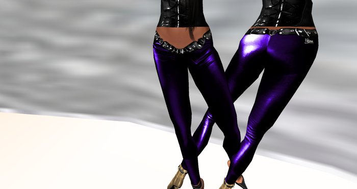 KinkyOne's pants 10 PURPLE