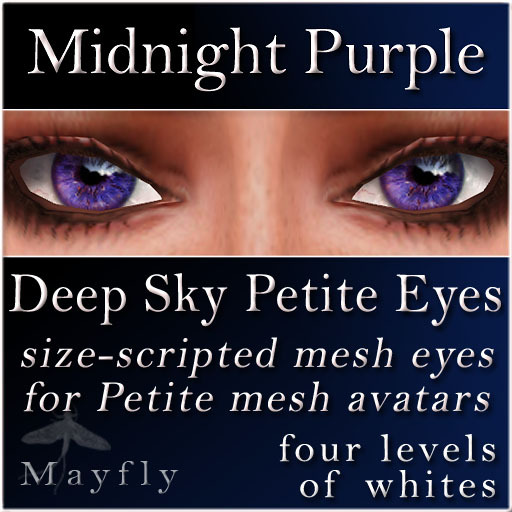 Mayfly - Deep Sky Petite Eyes (Midnight Purple)