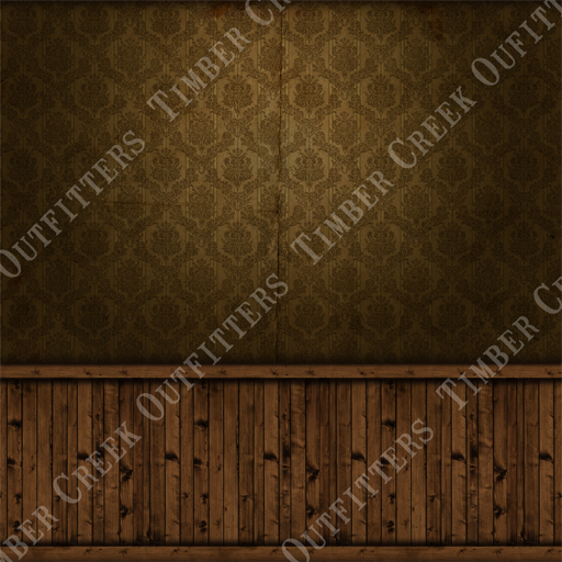 [Timber Creek] Wallpaper & Wainscoting Dark