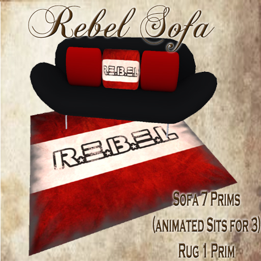 *The Strawberry Box* Rebel Sofa